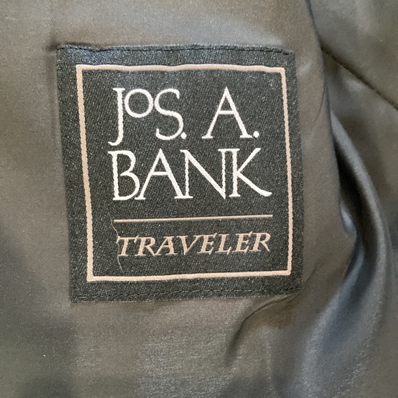Jos.A.Banks Traveler Suit Size 52 waist 47 Hemmed to 31 length - Picture 3 of 4